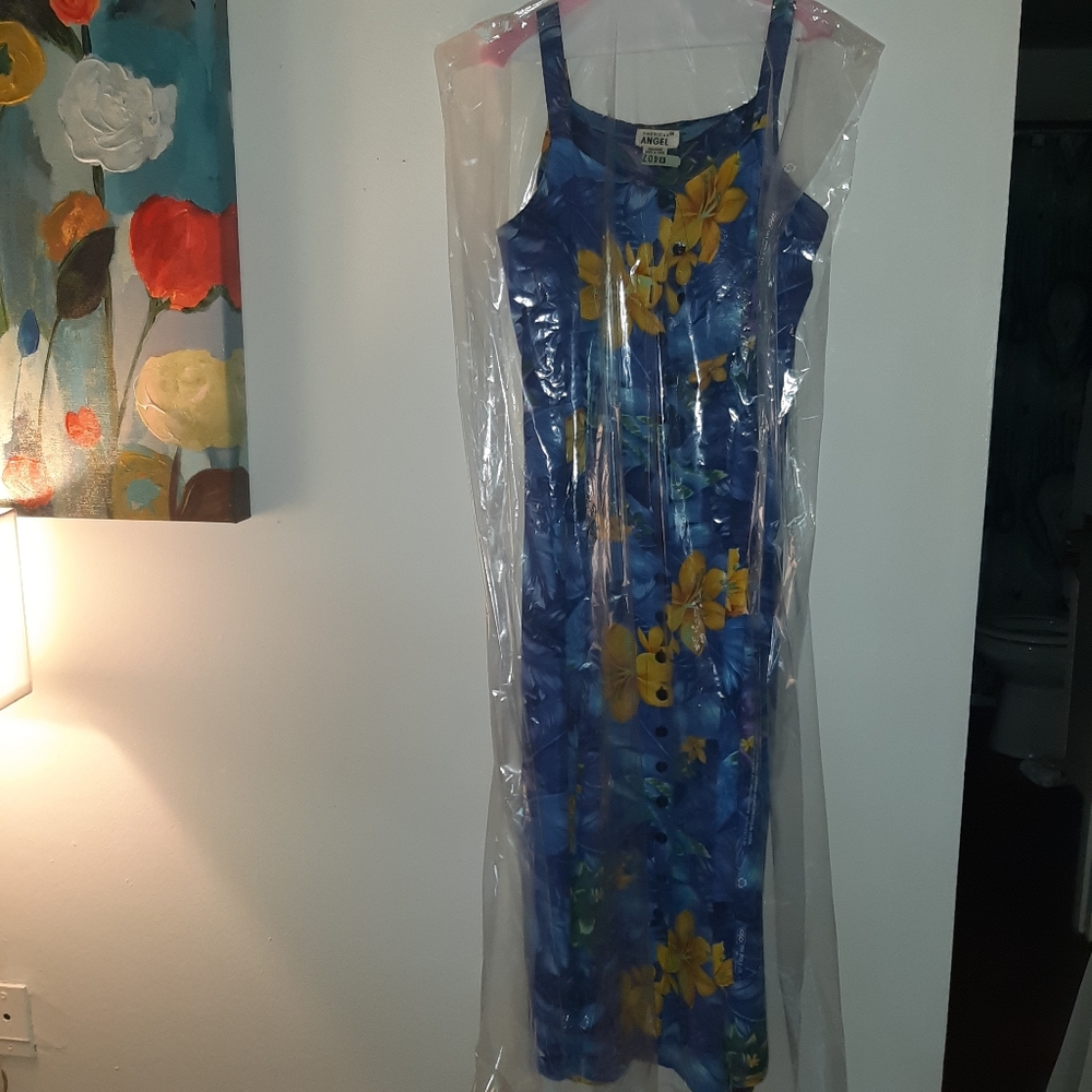 90's! MAXI DRESS! AMERICAN ANGEL SIZE MEDIUM         c